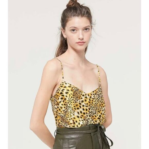 Urban Outfitters Tops - URBAN OUTFITTERS Camisole Cowl‎ Back Tank Top Satin Leopard Print Sz. XS